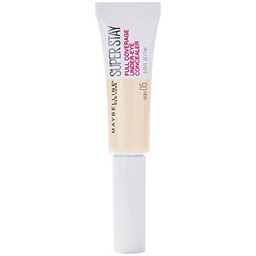 Maybelline New York Super Stay 24H Corrector de Ojeras Alta Cobertura y Larga Duración Tono 05 Light Color Claro