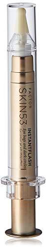 Q77 + FACTOR SKIN 53 INSTANTFLASH | Contorno de ojos Gel | Efecto Lifting | Antiarrugas | Corrector de Ojeras | Contorno de Ojos Mujer y Hombre | Con Vitamina E