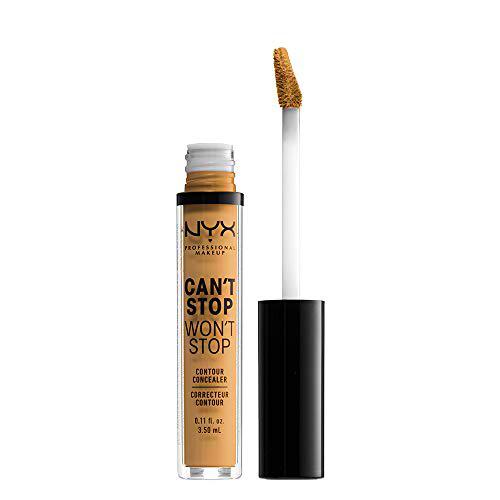 NYX Professional Makeup Corrector no Comedogénico, Waterproof y de Larga Duración Can'T Stop Won'T Stop 24H Tono 11 Beige para Pieles Medio Subtono Cálido