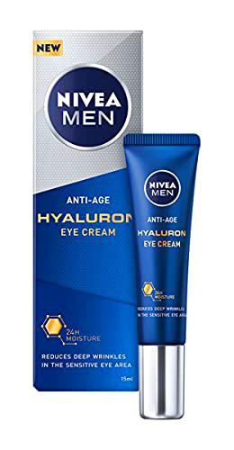 NIVEA MEN Contorno de Ojos Antiedad con Ácido Hialurónico (1 x 15 ml)