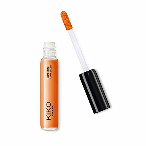 Kiko Milano Skin Tone Concealer 08 Corrector Fluido Alisador con Acabado Natural, Cinnamon