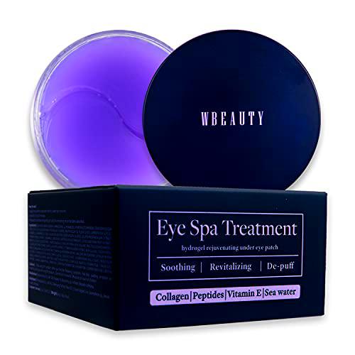 W BEAUTY Eye Spa Parches - 30 pares de parches de ojos de colágeno parches de gel para ojeras marcadas y las bolasa